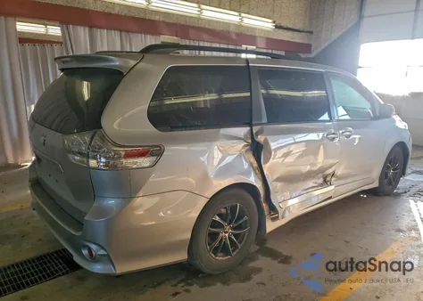 2012 Toyota Sienna Sport from USA, damaged, VIN 5TDXK3DC9CS223332